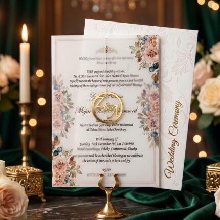 Imperial Frosted Wedding Invitation