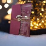 Elegant Clear Acrylic Wedding Invitation