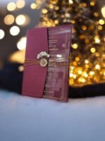 Elegant Clear Acrylic Wedding Invitation