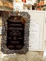Premium  Laser-Cut Acrylic Wedding Card - Image 8