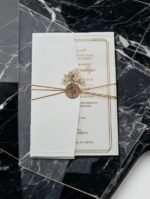 Elegant Clear Acrylic Wedding Invitation - Image 6