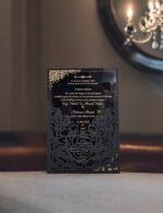 Premium  Laser-Cut Acrylic Wedding Card - Image 6