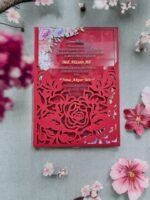 Premium  Laser-Cut Acrylic Wedding Card - Image 4