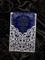 Premium  Laser-Cut Acrylic Wedding Card - Image 9